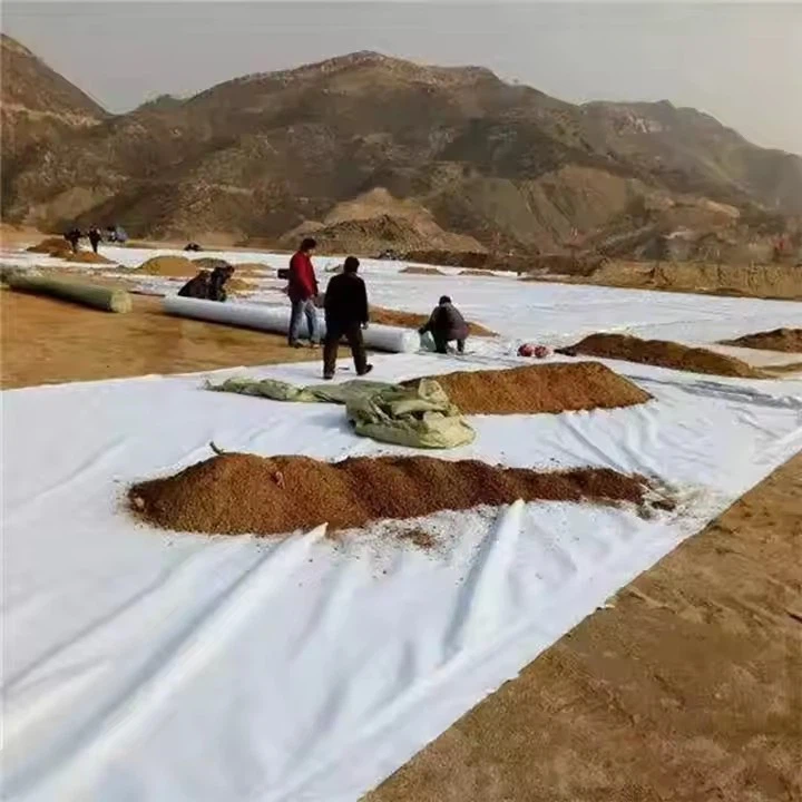 Long Silk PET Nonwoven Geotextile Fabric